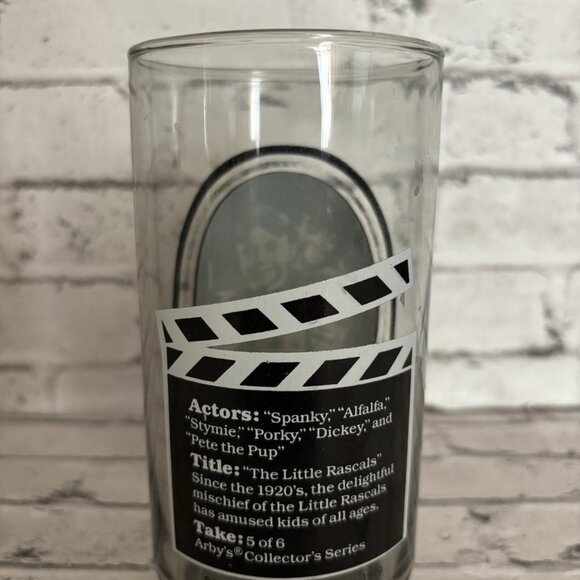 Vintage 1979 Arby’s Collector’s Series The Little Rascals Glass #5 Of #6 - Picture 2 of 2